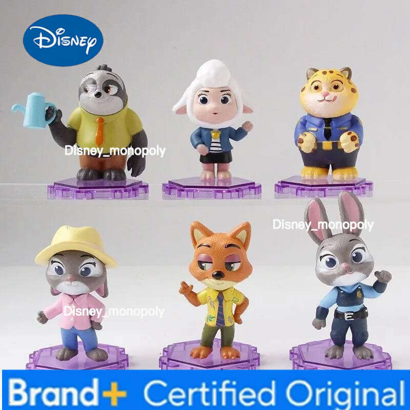 Disney In Stock Zootopia 2.0 Judy Niki Cartoon Children'S Doll Birthday Gift Anime Themed Collectible Item Action Figure Toy H260105 H260105