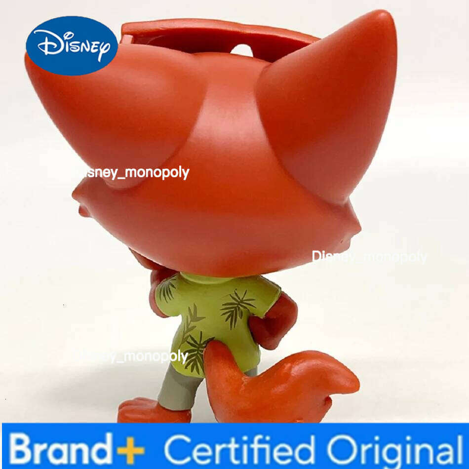 Disney 2pcs/set Zootopia Judy Rabbit Nick Fox Model Cute Cartoon Anime Movie peripheral toys For Christmas Girls H260105 H260105