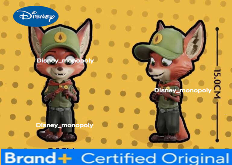 Disney Movie Zootopia Animals Rabbit Judy Hopps Fox Nick Wilde Gary Snake Car Office Decoration Figure Toys for Birthday Christmas Day H260105 H260105