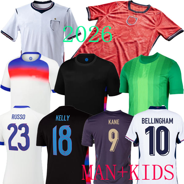 26 27 englands 2026 football shirt Bellingham PALMER Foden MAINOO kane rice saka Soccer Jerseys Home Away camisa de futebol WOMEN Men Kids AWAY uniform fans TOONE