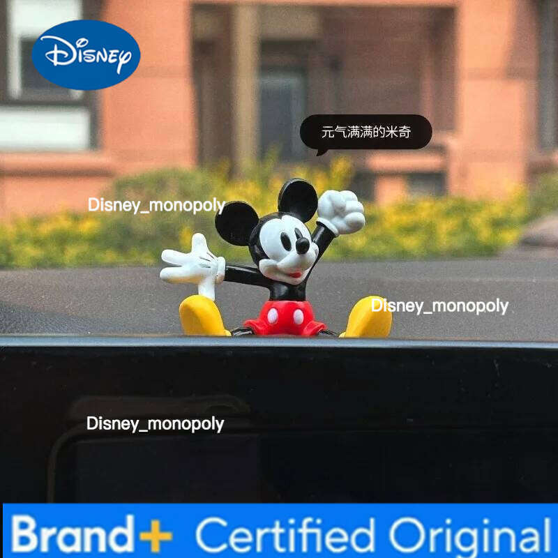 Disney Creative Mickey Cute Cartoon Pattern Figure Model Desktop Fashion Decoration Ornaments Children's Toys Holiday Gifts H260105