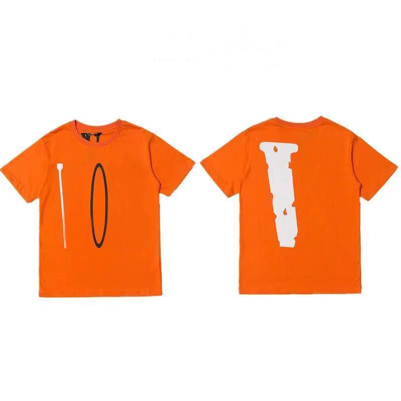 Mens Designer T Shirt Friends Fashion Men Women Short Sleeve Hip Hop Style High Quality Black White Orange T-shirts Tee
