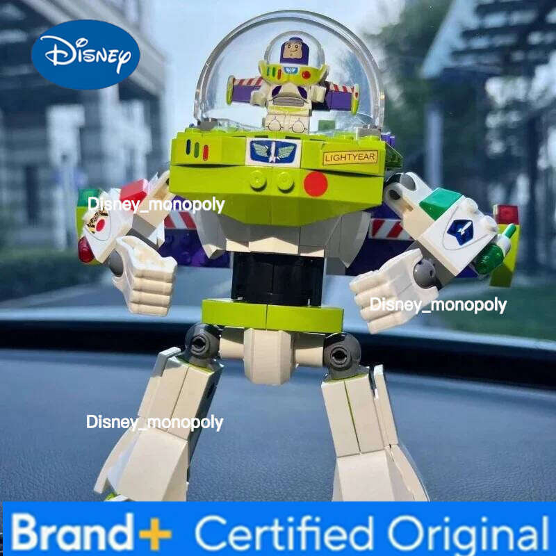 Disney 2026 Pixar Story Buzz Lightyear Moc Mecha Puzzle Assembled Building Block Gifts for Children Boy Assembly Toys H260105 H260105