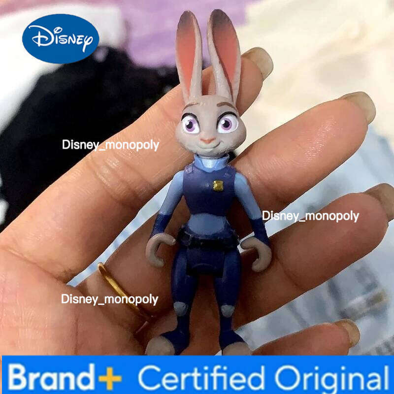 Disney 12Pcs/Set Cartoon Zootopia Fashion Trendy Action Figure Nick Fox Judy Toy Model Decor Children's Holiday Festival Gifts H260105 H260105