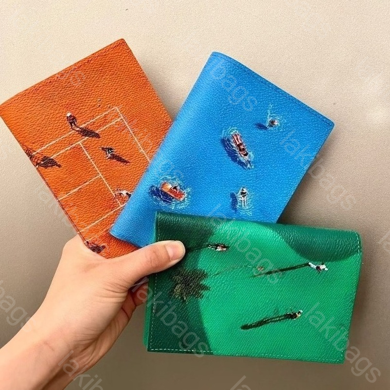 holiday sports series style football model card holder passport bag designer eallet golf swimming ski wallet short wallet USD clip