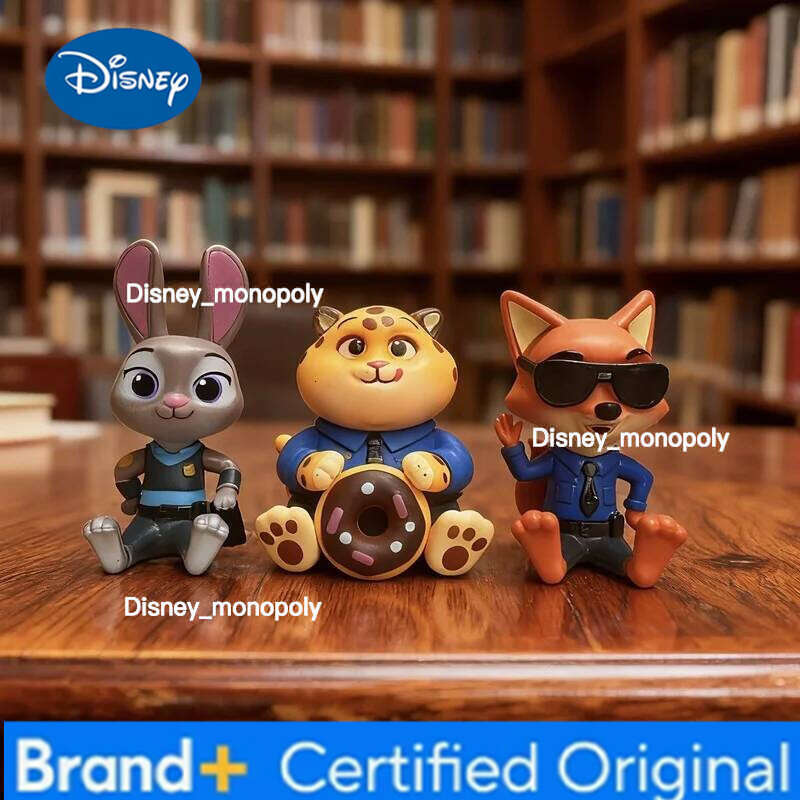 Disney Judy Hopps Nick Wilde Anime Statue - Collectible Doll Figurine Desktop Computer Decoration Ornaments Birthday Gift For Children H260105 H260105