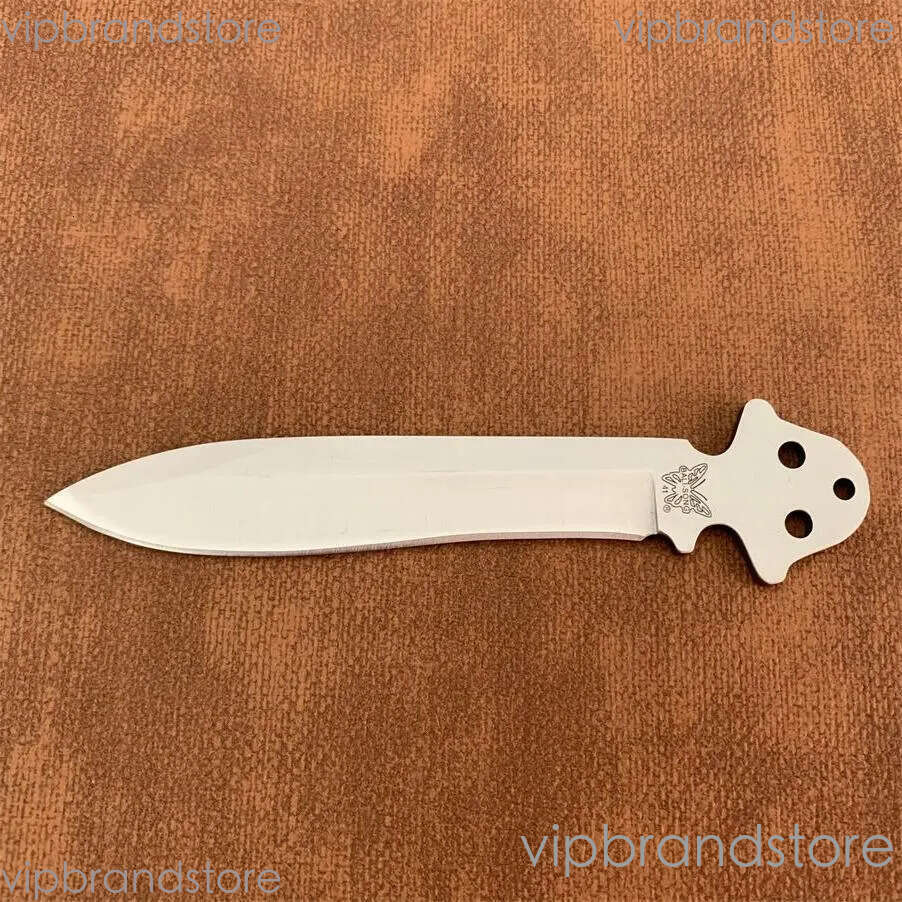 8Models BM42 Trainer Free-swinging Knife 3.74 fixed blade knife 440C Plain Blade, Stainless steel Handles For BM40 BM41 BM43 BM46 BM47 BM49