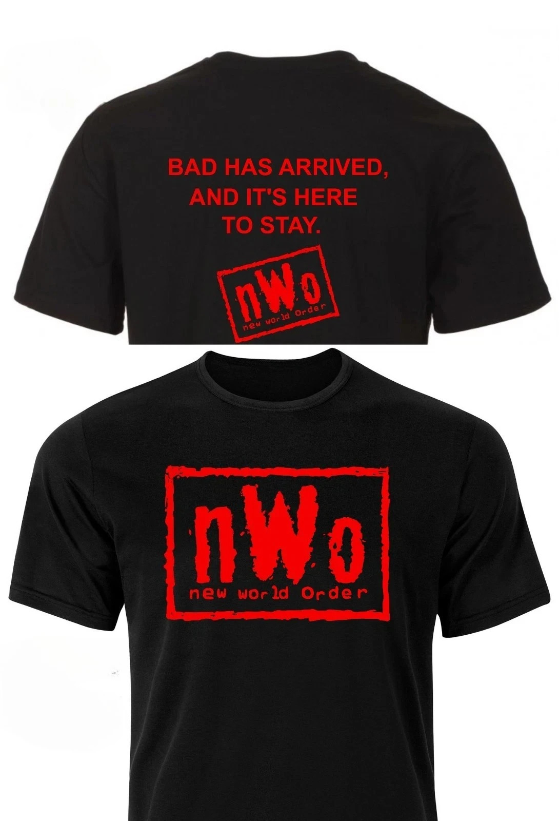World Order T-Shirt NWo WCW Professional Wrestling T Shirt Tee High-end Is for Both Men and Women Top Y2k 260104