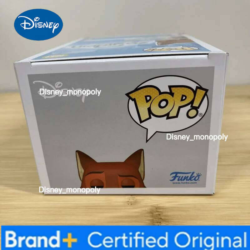 Disney Wilde #1653 Zootopia 2 Funko Pop Action Figure Toy Genuine Nick Vinyl Sculpture Dolls Collectable Fan Kids Xmas Gift H260105