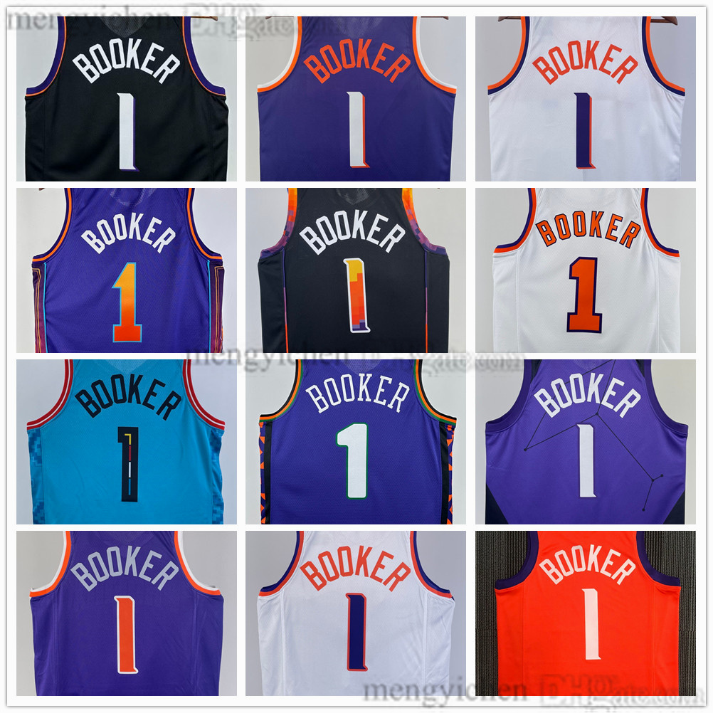 Men's Basketball Jerseys 1 Devin Booker Men Women Youth