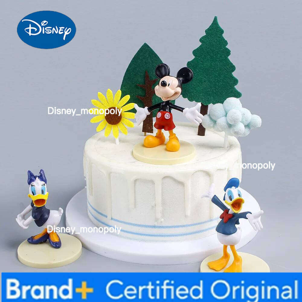 Disney Mickey Mouse, Minnie, Donald Daisy Duck, Goofy Cartoon Figure, Cake Decoration Doll H260105