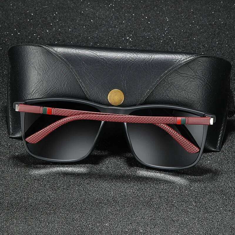 2025 New Men's Business Polarized Square Frame Fashion Sunglasses Outdoor Fishing Driving XJ260105