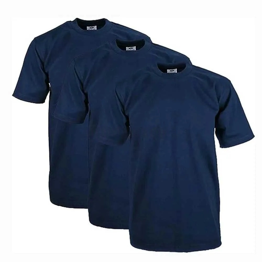 Mens T-Shirts Pro Club Mens Short Sleeve T-Shirt 3pcs H241105