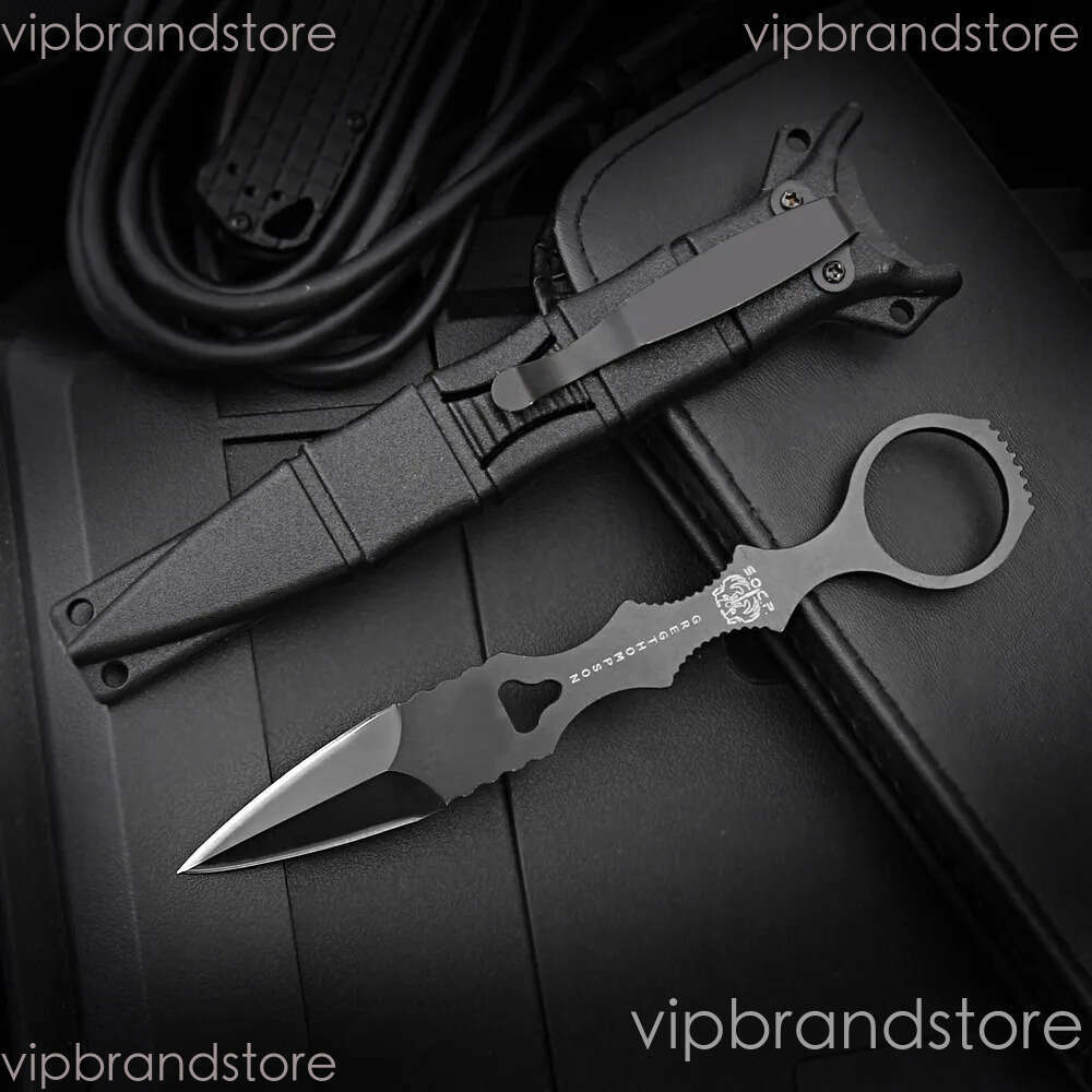 7Models 173/176 SOCP Fixed blade Tactical knife 440C steel Portable fixed blade knife Tools outdoor Camp Survival Hunt combat Fishing knives 173BK/176