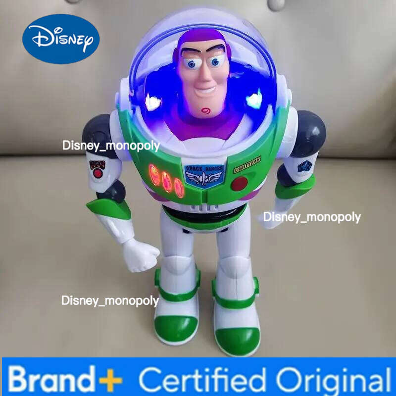 Disney New In Stock Story Buzz Lightyear Electric Walking Robot Doll Action Figure Pixar Model Toy Suitable For Kids Birthday Gift H260105