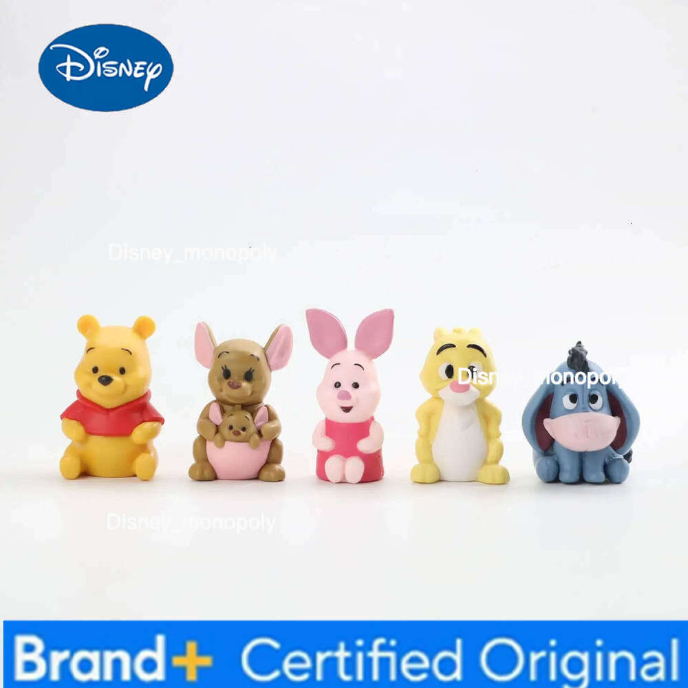 Disney 10pcs/Set Winnie The Pooh Piglet Tigger Eeyore Rabbit Owl Anime Action Figures Toy Cartoon Collection Doll Model For Kids H260105 H260105