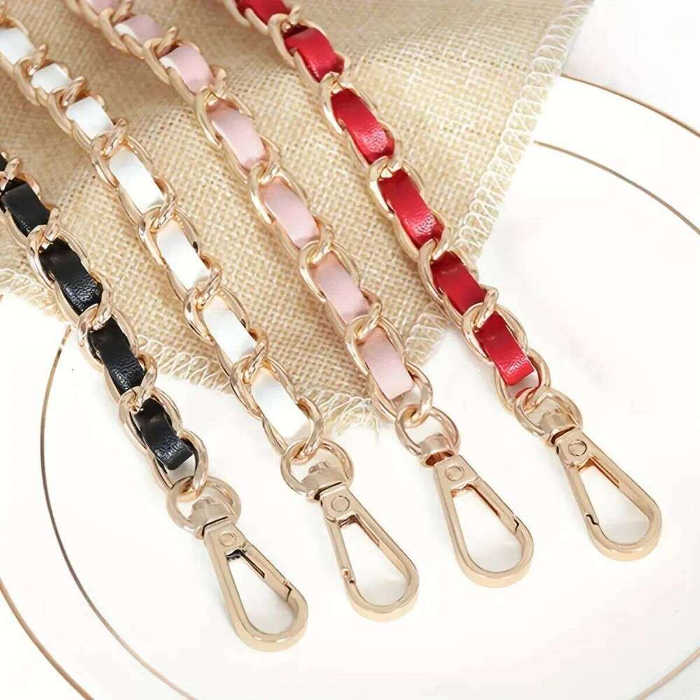 Universal Shoulder For Women Crossbody Bag Simple Solid Color Strap Handbag Chain