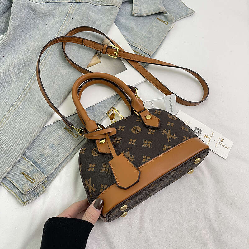 Cross-Border Shell Women's 2025 New Niche Style Elegant Trendy Hot-Selling Shoulder High-End Crossbody Bag