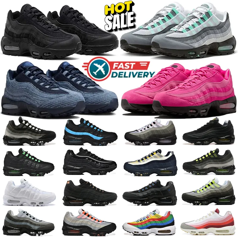 95 95s Top Sport Triple Black White Men Running Shoes Designe shoes Pink Beam Green Honey Black Sketch Outdoor Shoes Women Athletic Trainers Size 36-46