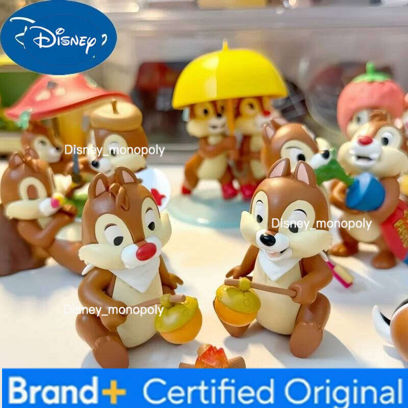 Disney Chip And Dale Brothers Good Series Blind Box Figure Toy Kawai Desktop Decorate Ornaments Kid Toys Birthday Gifts H260105