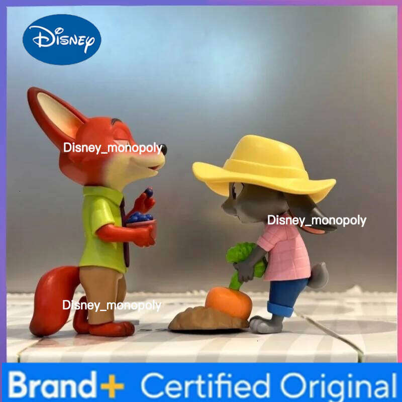 Disney New Genuine Crazy Zootopia'S Best Partner Series Blind Movie Related Toys Desktop Ornament Mystery Box Toy Birthday Gifts H260105