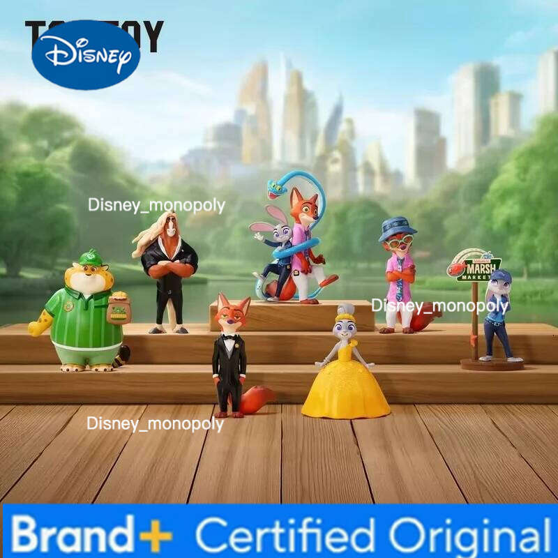 Disney Zootopia 2 Journey Series Judith Nick Blind Box Anime Figure Children For Christmas Ornament Doll Toy Xmas Gift H260105 H260105