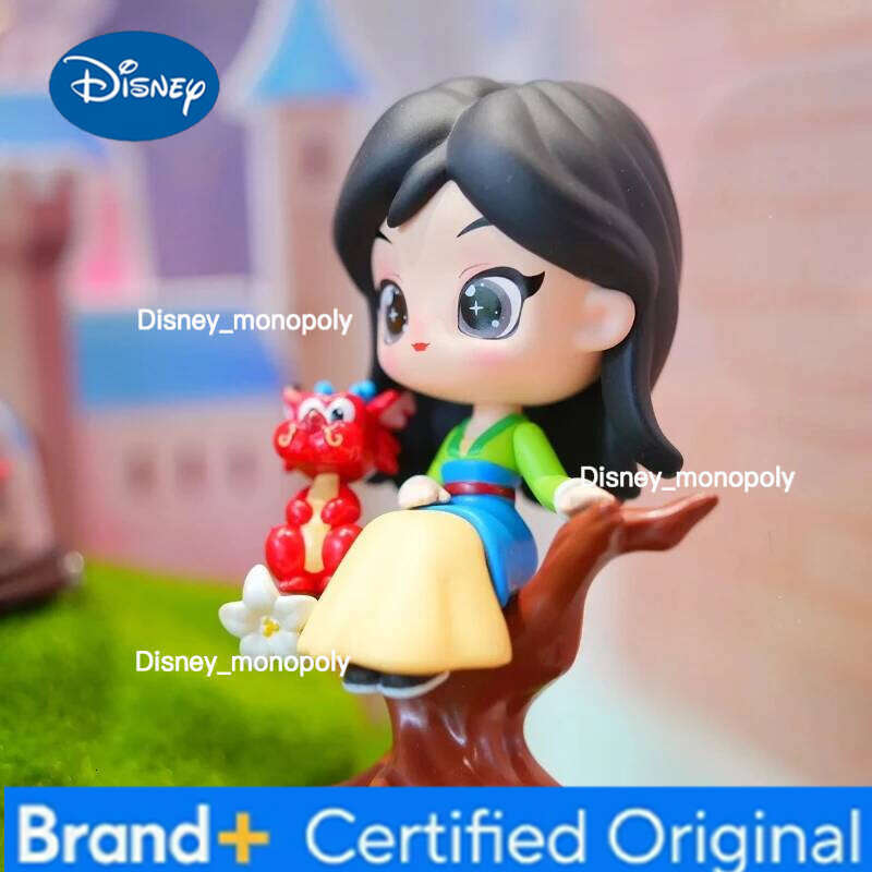 Disney and Mushu Dragon Hot Movies Mulan Princess Action Figure Fashion Trendy Toys Kawaii Birthday Gift H260105