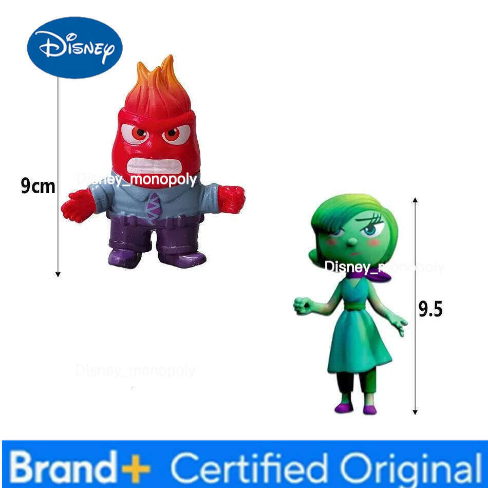 Disney 6pcs/set Inside Out Kids Figure Sadness Joy Anger Action Doll Toy Cake Decorative Desk Ornament Kid Birthday Gift H260105