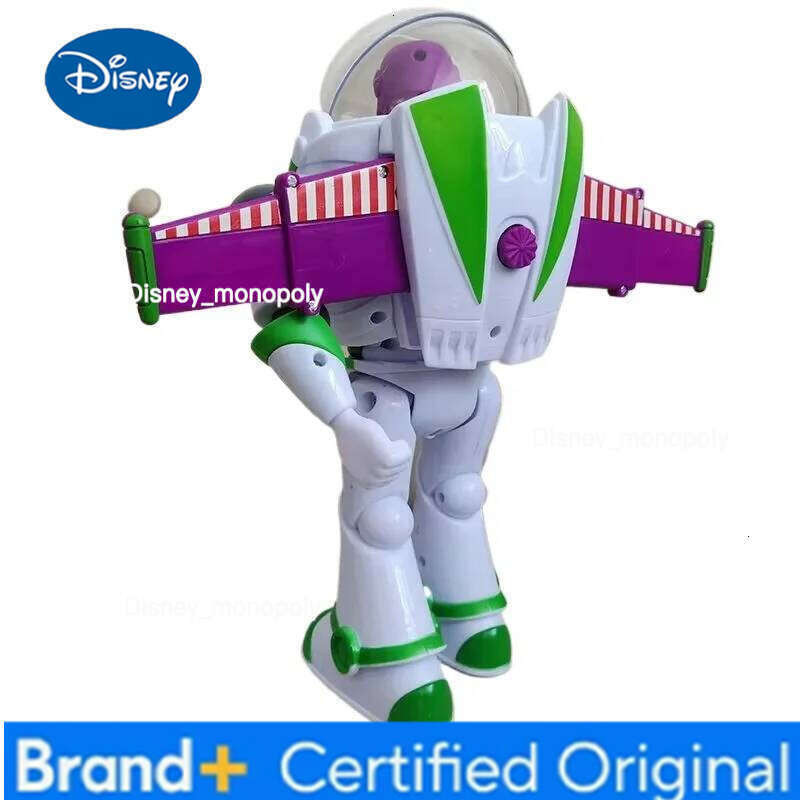 Disney Story Buzz Lightyear Electric Walking Robot Doll Action Figure Pixar Kids Birthday Gift Collectible Model Toy H260105