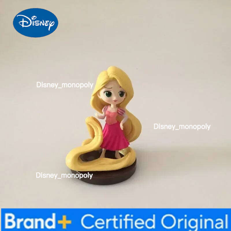 Disney 5-8cm 8pcs/set Q Posket Princess Tiana Snow White Rapunzel Ariel Cinderella Belle Mermaid PVC Action Figures Model Toys Kid Gift H260105