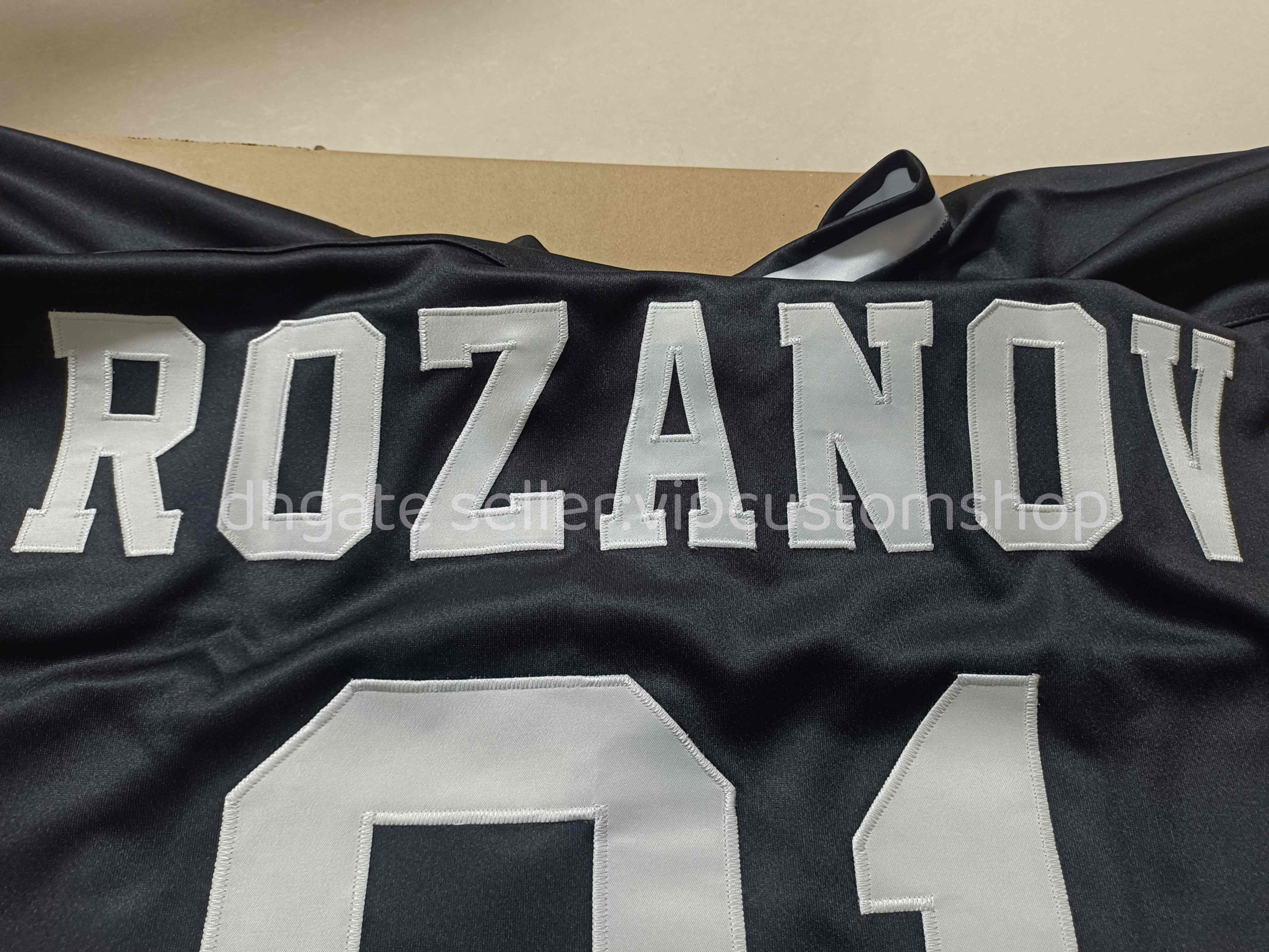 Stitched llya Rozanov Heated Rivalry Ice Hockey Jersey
