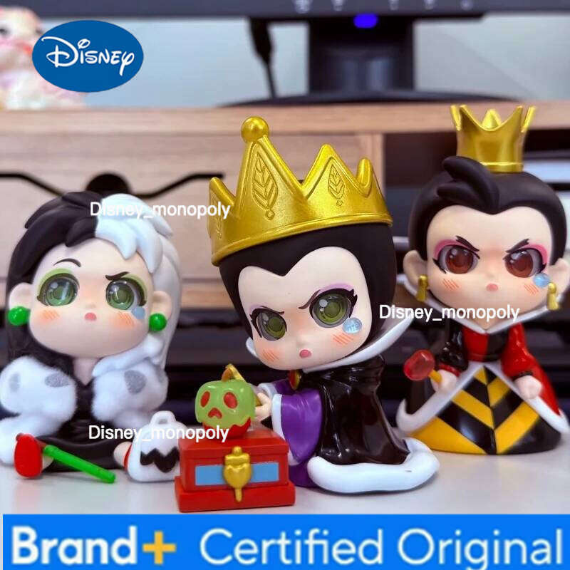 Disney Genuine Villainous Characters Series Blind Box Anime Figure Desktop Collection Decoration Girl Surprise Gift H260105