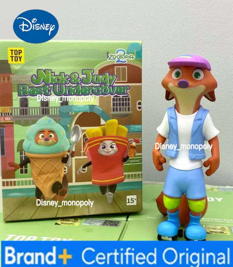 Disney Zootopia Judy Nick Best Disguise Collector Figure Blind Box Gift Statue for Girls and boys H260105 H260105