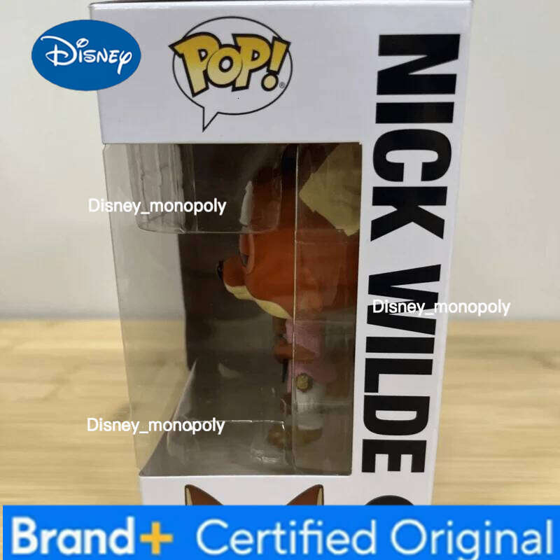 Disney Wilde #1653 Zootopia 2 Funko Pop Action Figure Toy Genuine Nick Vinyl Sculpture Dolls Collectable Fan Kids Xmas Gift H260105