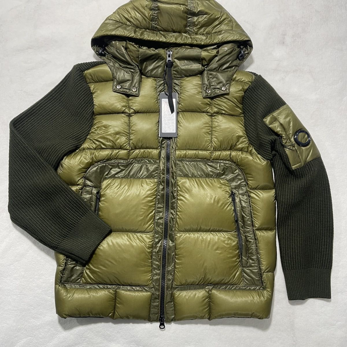 Mens parka classic glasses fashion company thick white duck down jacket