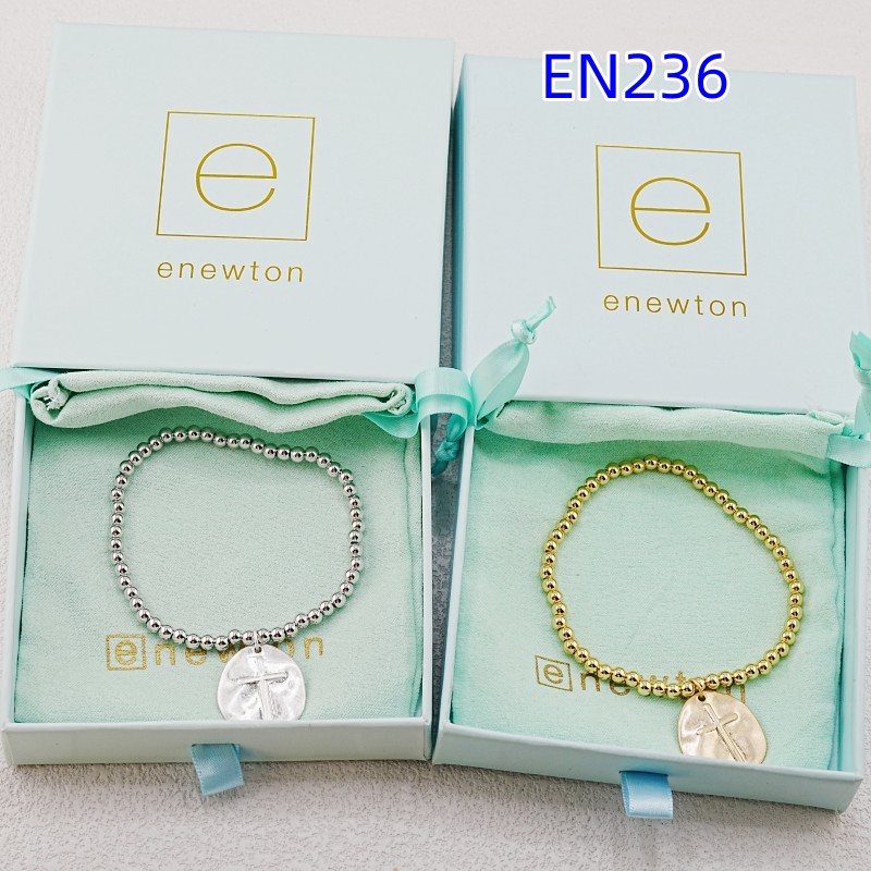 YK New Bracelet Gold Silver Cross Brand Beaded Bracelet Fashion Luxury Valentine's Day Gift Daily Matching Fashion Trend