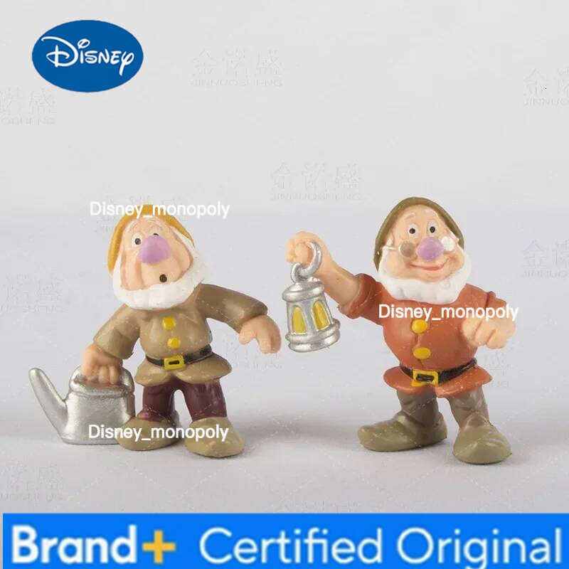 Disney Princess Snow White Action Figure The Seven Dwarfs Anime Figures Dolls Toys Cake Wedding Decoration Kids Birthday Gifts H260105