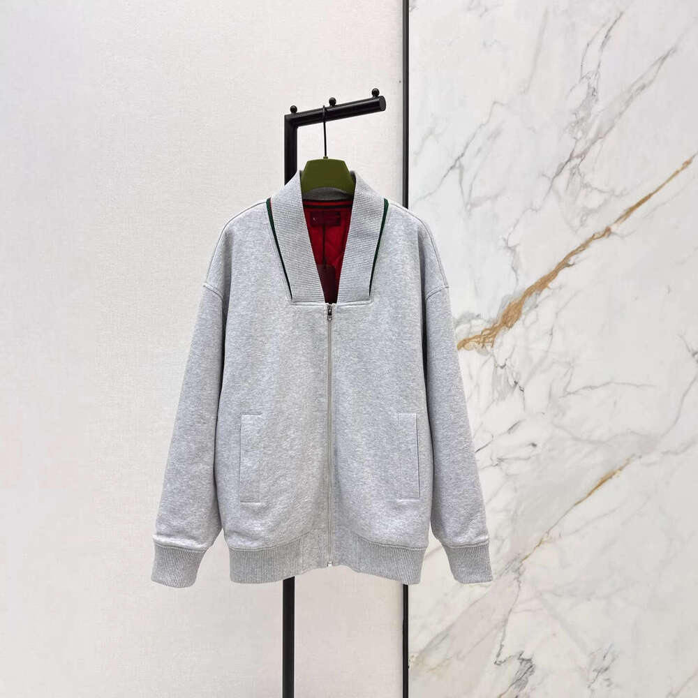 Designer 26 Early Spring New Year Celebration Series High-End Simple Soft Skin-Friendly Luxurious Zipper Cotton Jacket f717
