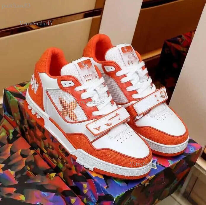 lvs shoes designer sneaker llvs skate shoes calfskin leather white green lvtlys shoes 995