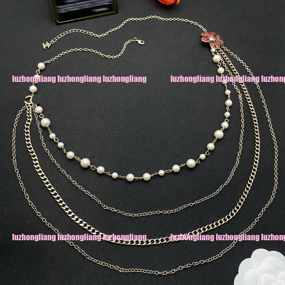 High-end Horse Hoof Letter Designer Necklace, Premium Jewelry, High-Quality Beaded 18K Gold-Plated Necklace Chain, Turtleneck Chain