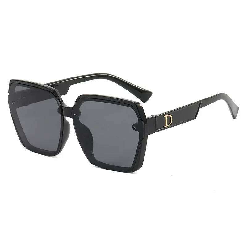 Polygonal Letter D Sunglasses For Men Women Brand Design Luxury Driving Travel Sun Glasses Fashion Vintage Male Female Eyewear XJ260105