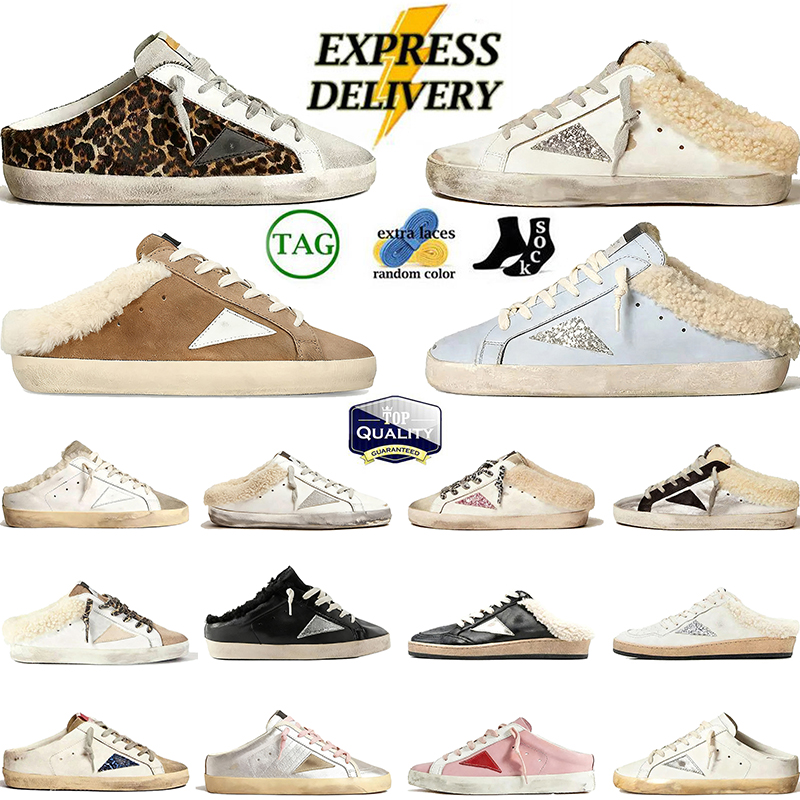 2026 New Designer Sliders Women Men slippers gold roSe heart print Old Dirty star Shoes white brown Star Trainers Plate-forme sneakers Des Chaussures
