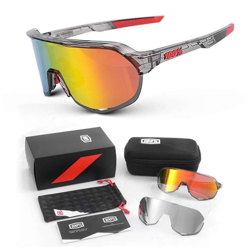 All-Weather Color-Changing S2 Goggles Motorcycle Mountain Bike Running Climbing Cycling Glasses