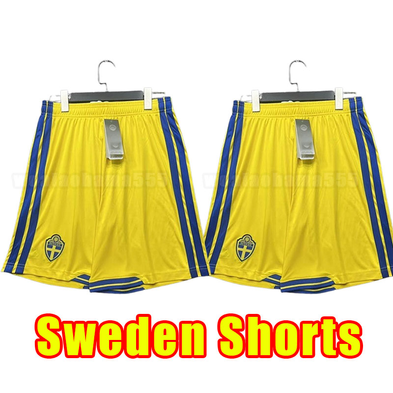 26 27 Sweden National Team IBRAHIMOVIC FORSBERG Men Soccer shorts LARSSON EKDAL ISAK 2026 2027 Home Away Football pants