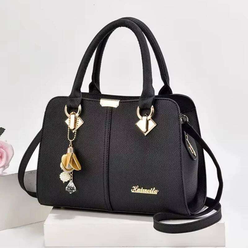 New Woman Shoulder Large Capacity Handbag for Women Crossbody PU Portable Bucket Bag Ladies Messenger Tote Bags