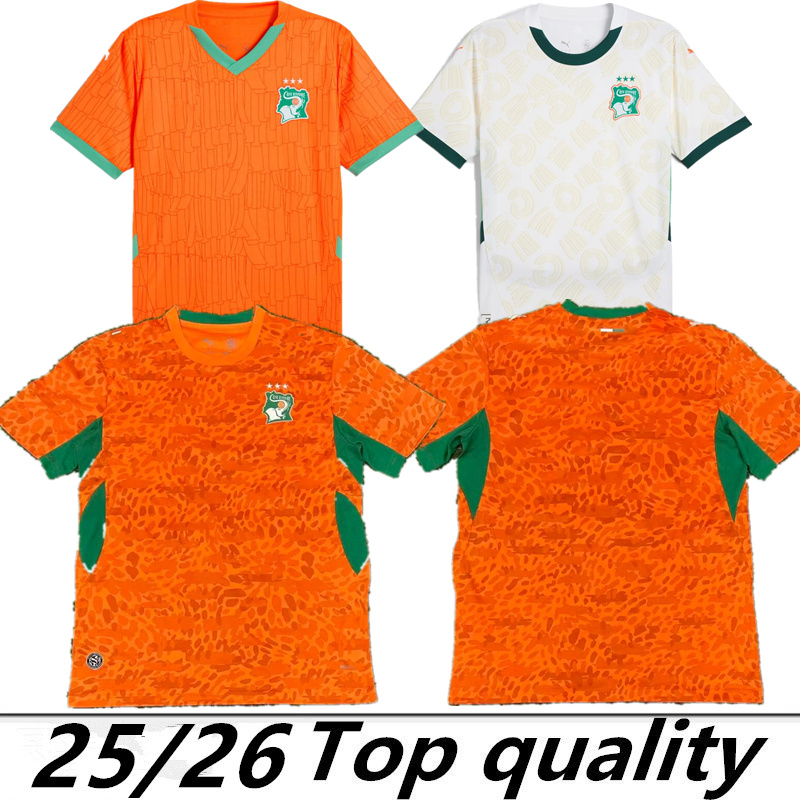 24 25 26 Ivory CoastS Soccer Jerseys national football team KESSIE DROGBA KOSSOUNOU Uniforms Cote d Ivoire Football Shirt CORNET 2024 Fan player version Mens