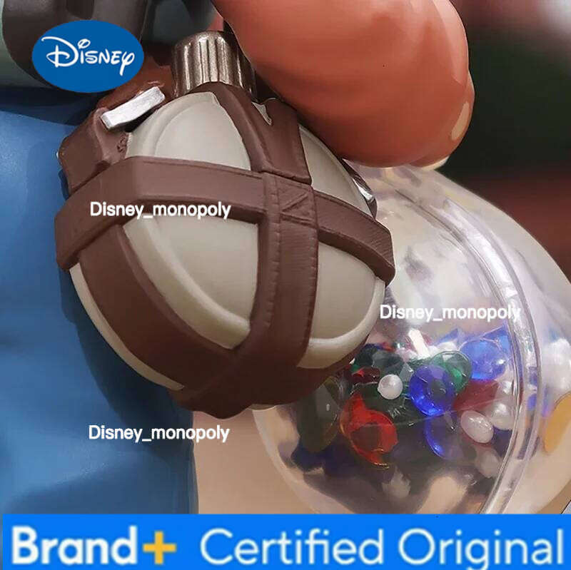 Disney Genuine Morstorm Figure Cartoon Explorer Scrooge Mcduck Action Figurine Anime Model Doll Toy Ornament Gift H260105 H260105