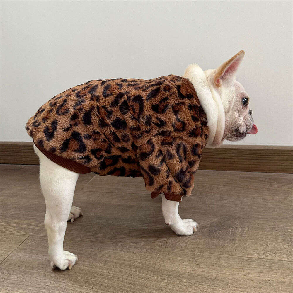 Autumn and Winter Dog Clothes French English Bulldog Pug Corgi Pitbull Pet Warm Fleece Thickened Clothing