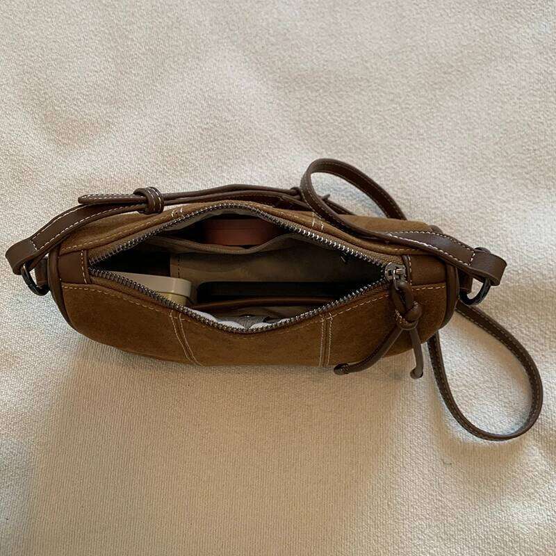 2026 High Quality Soft Genuine Suede Women Tote Bags Large Capacity Female Shoulder Crossbody Bag Luxury Handbags Purses A Main JINXIANGGUO Tote