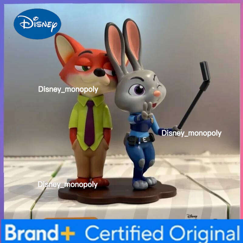 Disney New Genuine Crazy Zootopia'S Best Partner Series Blind Movie Related Toys Desktop Ornament Mystery Box Toy Birthday Gifts H260105